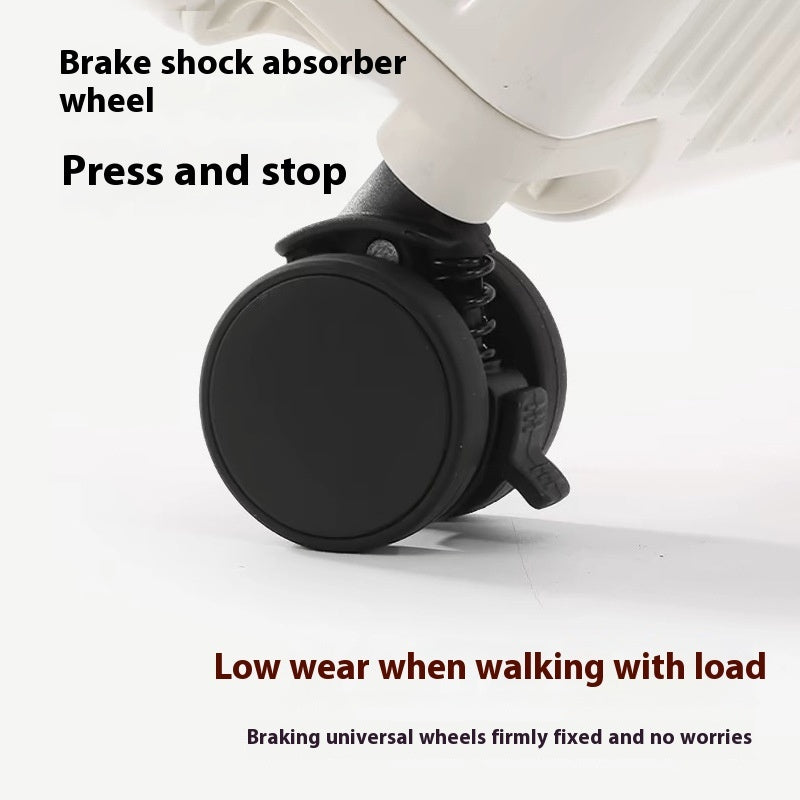 High-End Smart PC Suitcase – Front-Opening USB Travel Luggage