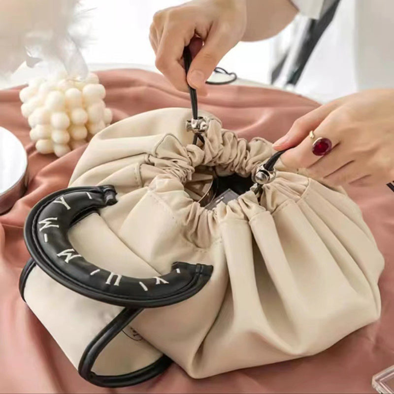 Drawstring Travel Cosmetic Organizer Bag