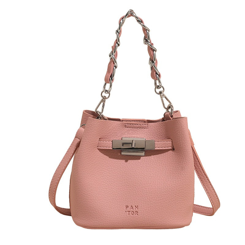 Retro Bucket Shoulder Bag