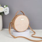 Woven Round Straw Bag
