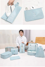 8-Piece Packing Cube Set for Travel Luggage Organization