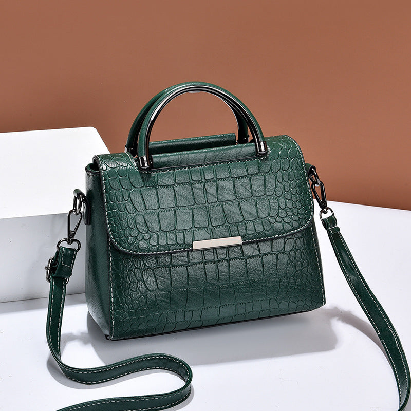 Stone Texture Crossbody Bag