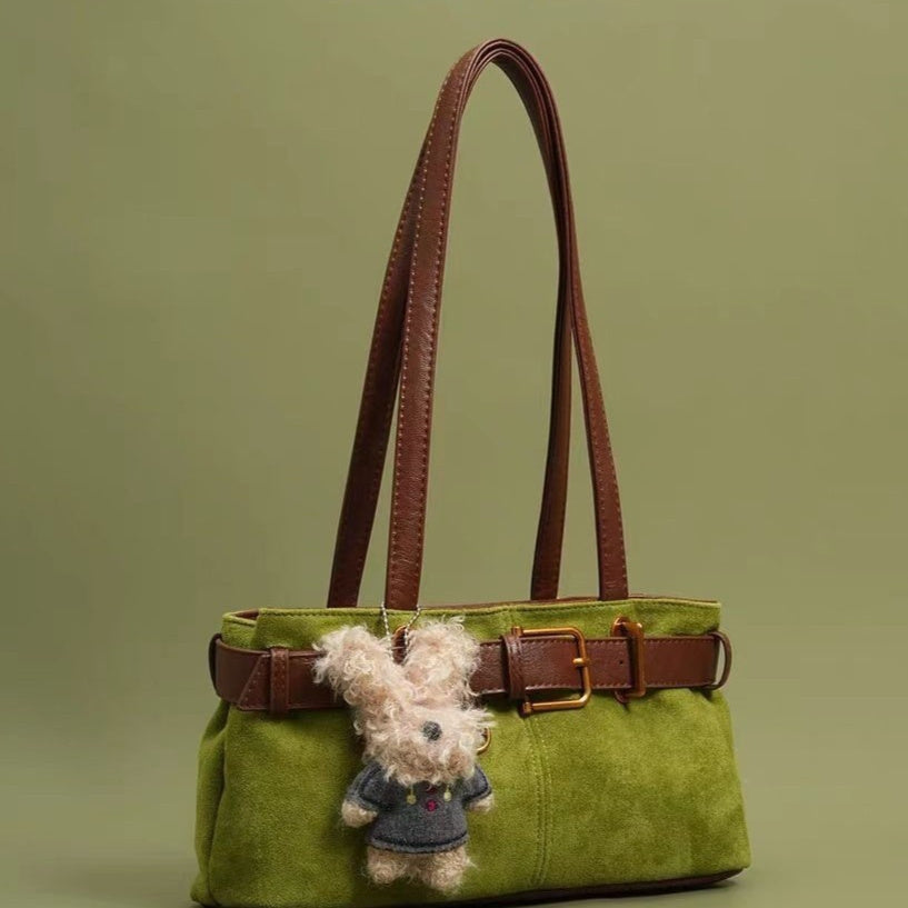Retro Commuter Canvas Tote Bag