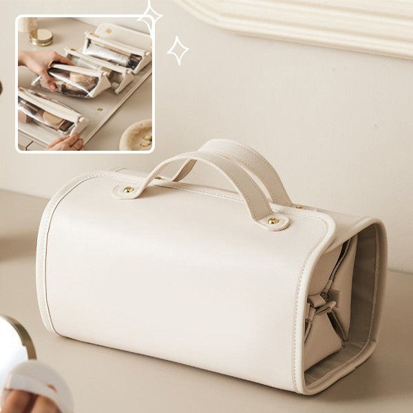 FoldEase Large Capacity Waterproof Cosmetic Bag
