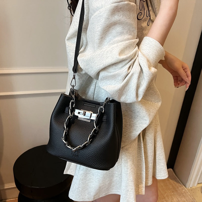Retro Bucket Shoulder Bag