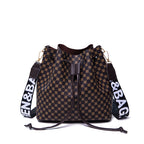 Printed Bucket Crossbody Bag