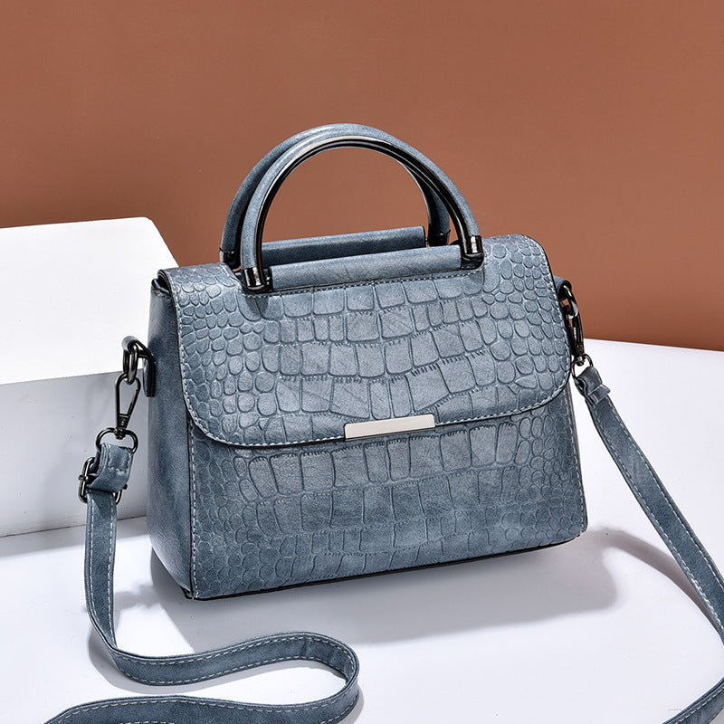 Stone Texture Crossbody Bag