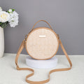 Woven Round Straw Bag