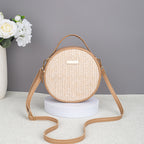 Woven Round Straw Bag