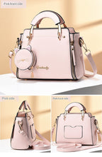 Cute Little Cat Design Large-Capacity Shoulder Square Bag