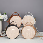 Woven Round Straw Bag