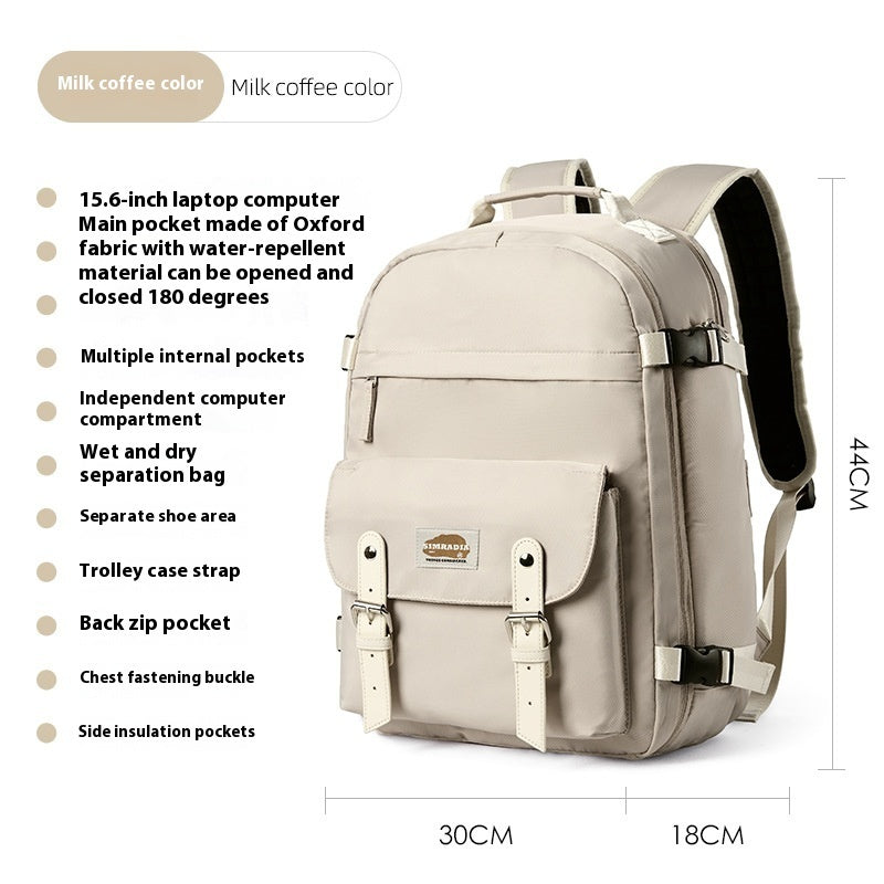 Women’s 15.6″ Laptop Travel Backpack – Lightweight Carry-On