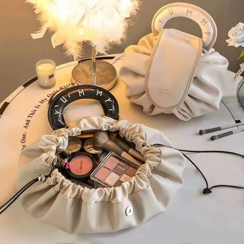 Drawstring Travel Cosmetic Organizer Bag