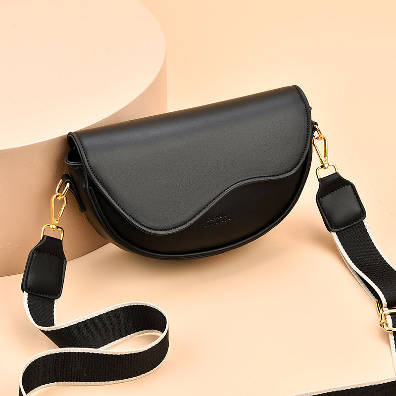Light Luxury Saddle Crossbody Bag