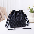 Printed Bucket Crossbody Bag